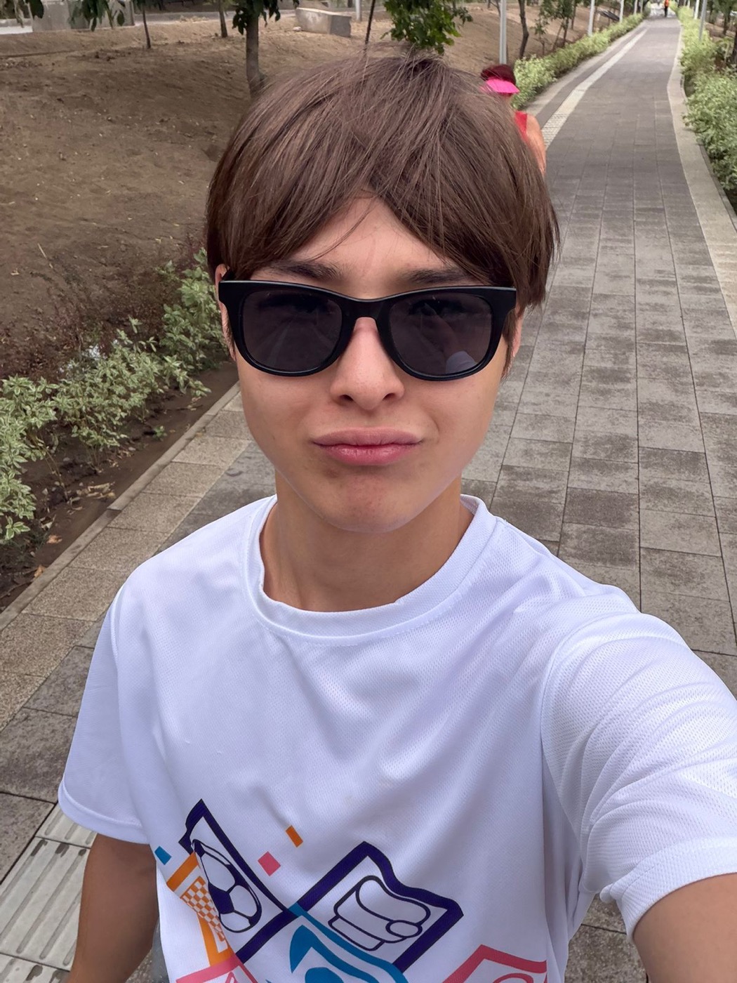 Zangar selfie after a run